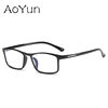 New TR90 Finished Myopia Glasses Men's Fashionable Lightweight Optical Glasses Frame Women's Running Jianghu Stall Glasses Wholesale