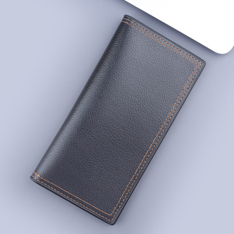 Men's wallet wholesale card set one long men's wallet ultra-thin men's wallet thin retro factory spot