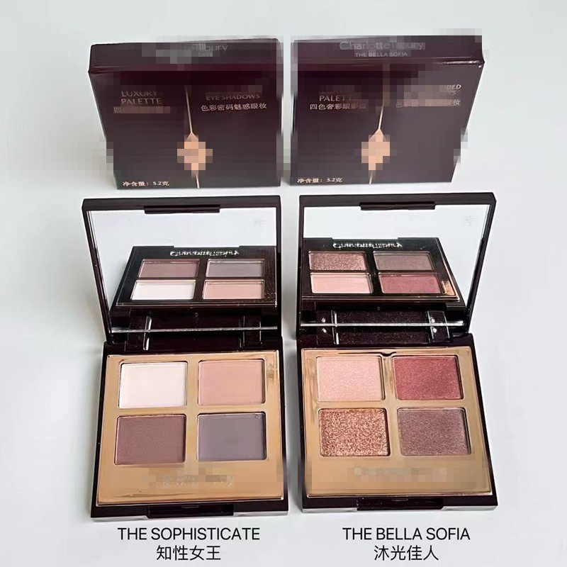 Cross-border direct supply of C T four-color eye shadow 5.2G can be sent on behalf of one