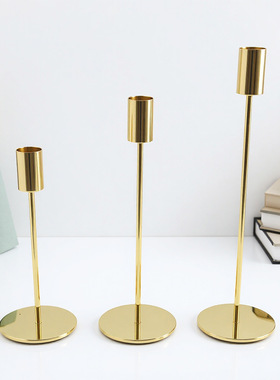 nordic candlelight dinner prop candlestick candle holder