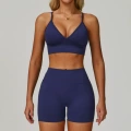 7790 bra + 7790 shorts—navy blue