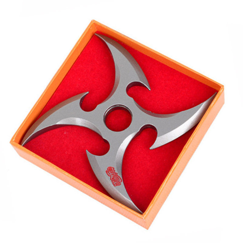 Fire 1 Shadow Organization Wind Demon Organization Alloy Shuriken Gold and Black 2 Types of Darts Fidget Spinner Model