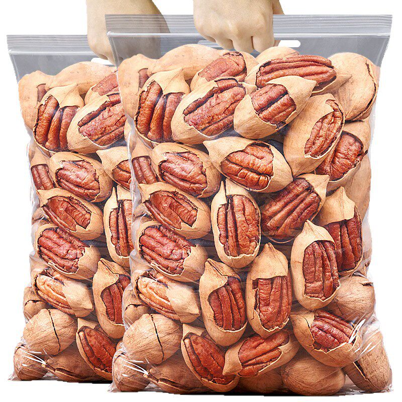 New Pecan Nuts with Creamy Flavor, Bulk Packed, Long-Lasting Dried Nuts, Roasted Leisure Nuts Snack, Dried Pecans