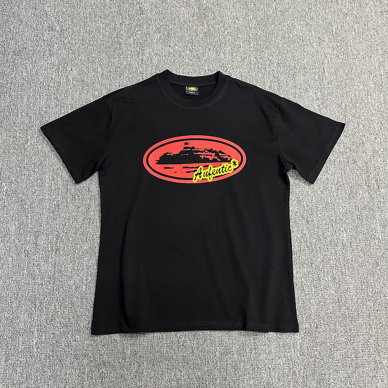 corteiz Alcatraz series T-shirt short sleeves letter logo printed round neck short sleeve T-shirt cross-border foreign trade hot sale