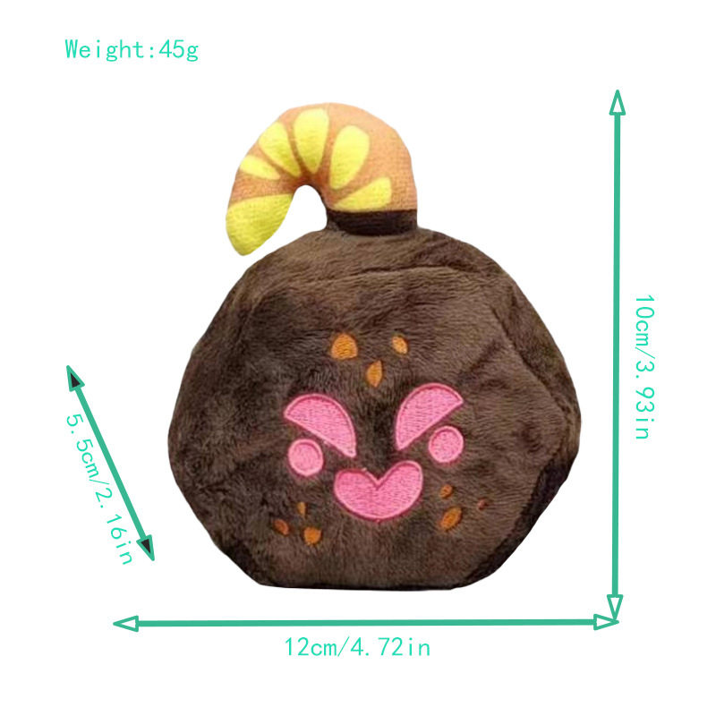 跨境新款恶魔果实玩具bloxfruits游戏周边毛绒公仔盒子动物玩偶