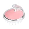Crystal transparent shampoo brush head massage shampoo massage brush bath brush Silicone Meridian shampoo massage comb shampoo comb