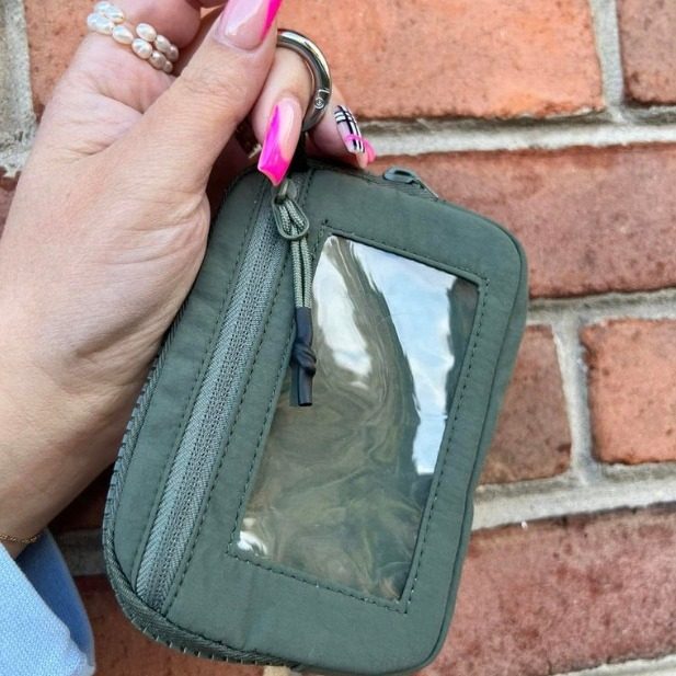 In-Stock Wholesale Waterproof Nylon Small Wallet Multifunctional Card Holder Keychain Women's Coin Purse Storage