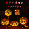New Year Lantern Festival Dragon Lantern New Year Children's Portable DIY Lantern Material Bag PVC Luminous Lantern Lantern Decoration