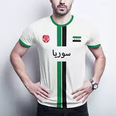 Foreign Trade Football Jerseys Men's Sports T-Shirts National Flag Street Fashion Hot-Selling Round Neck Short-Sleeved Tops