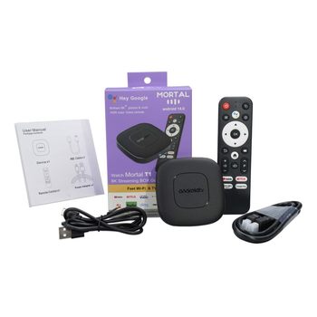 Network Set-Top Box Mini Mortalt1 Dual Wifi + Bluetooth Allwinner H313 Android 14 Set-Top Box Tv Box