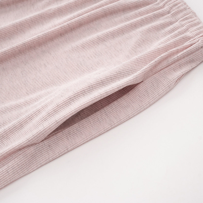 Modal Pajamas with Breast Pads for Women, Spring & Fall Long-Sleeved Maternity, Prenatal and Postpartum Nursing Clothes, Home Clothes Set