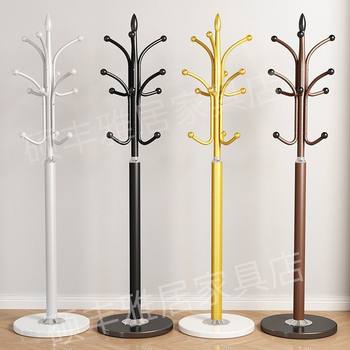 Iron Coat Rack Floor-Standing Bedroom Clothes Rack Home Living Room Vertical Simple Clothes Storage Wholesale