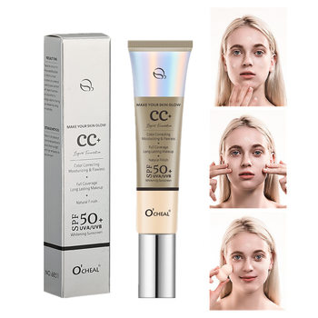 Ocheal Cross-Border Concealer Moisturizing and Moisturizing Contouring Liquid Foundation Non-Removing Makeup Primer Moisturizing Isolation Cc Cream Air Cushion