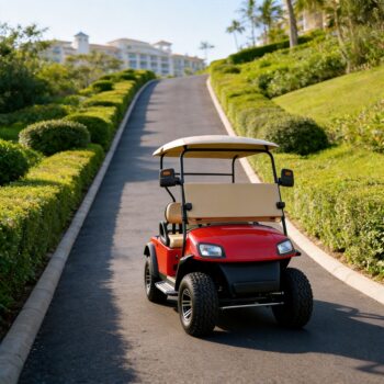 Golf Cart 2-Seater Sightseeing Car Hotel Reception Electric Golf Cart Off-Road Version Golf Cart