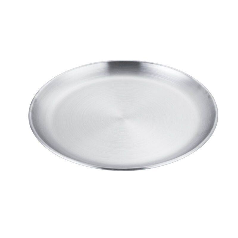 Stainless Steel Barbecue Plate Household Plate Barbecue Tray Dish Baking Plate Thickened Dish Bone Plate Spitting Bone Plate
