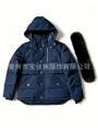 shiny navy(faux-black-fur)