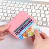 New in stock 7-digit Card Bag Large Capacity Small Card Bag Bank Card Bag Women's Small Leather PU Card Cover Card Bag