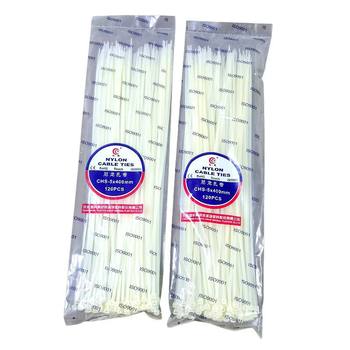 Wholesale a large number of white self-locking 5x 400 extended nylon cable tie strap cable tie strap cable tie strap