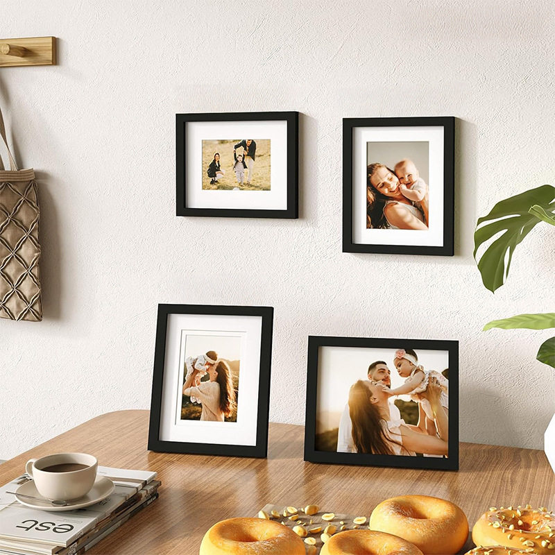 Creative handmade wooden photo frame table wholesale 6 inch 7 inch 8 inch a4 photo frame table wall photo frame living room decoration