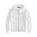 Iron zipper white sweatshirt black label