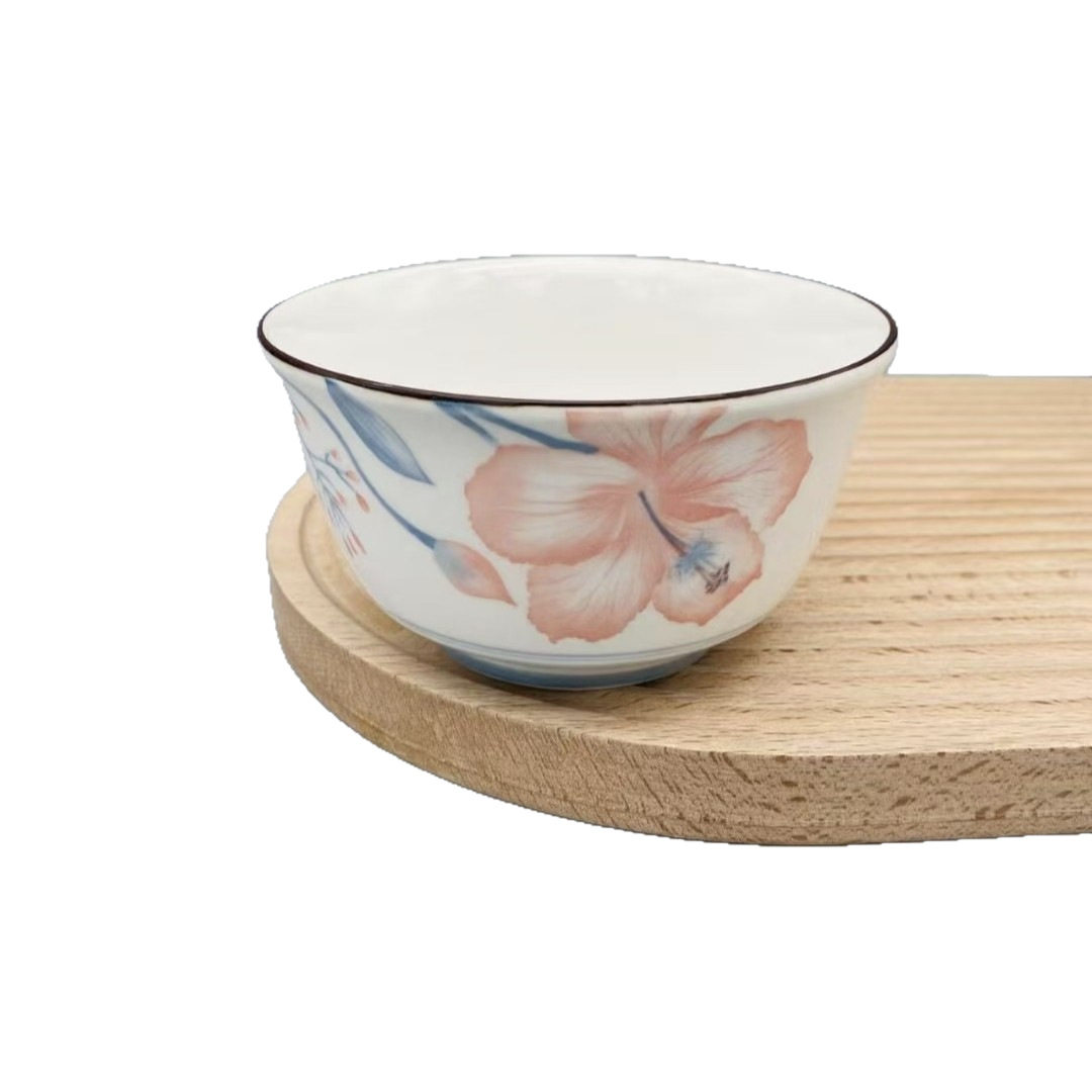 Ceramic Bowl Manufacturers Wholesale 4.5inch Rice Bowls Yogurt Bowls Promotional Items Tableware Chinese Style
