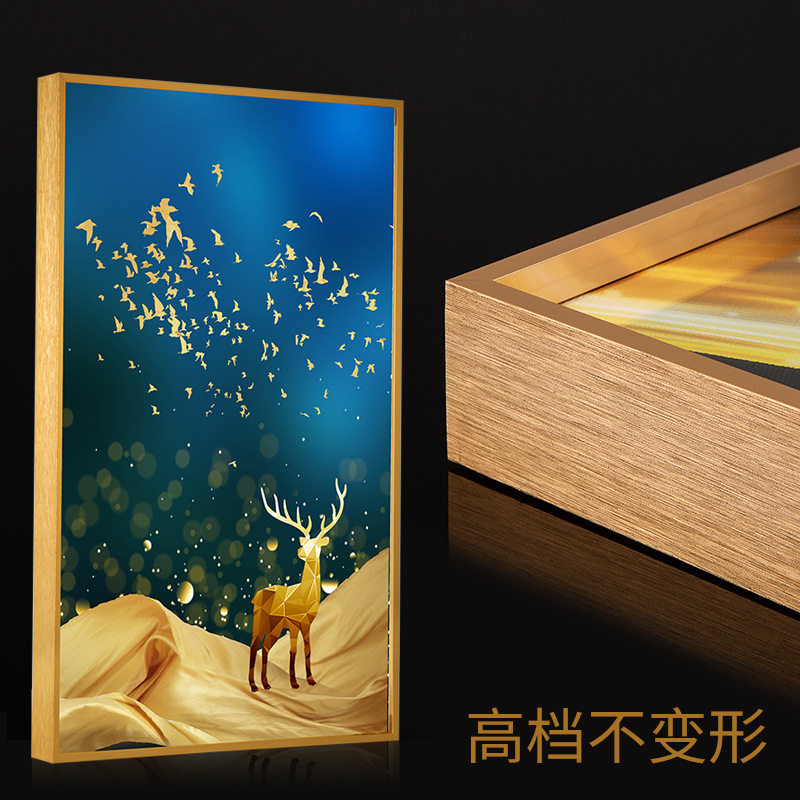 Cross Stitch Diamond Painting Framed with Glass Back Exclusive Free Shipping Aluminum Alloy Outer Frame Self-loading Frame 2021