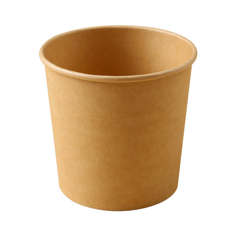 Porridge bucket packing box kraft paper porridge cup disposable commercial porridge cup breakfast take-out special soup bucket soup bowl