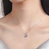 Moissanite 925 sterling silver necklace all-match pendant niche design jewelry wholesale 520 gift jewelry for women