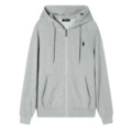 Zipper gray black label