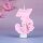 Трансграничная креативная цифровая свеча new girl pink bow cute с розовым бантом, торт на день рождения 0-9 лет, оптовая продажа Amazon mini 0