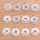 2 Color 2 Size DIY Retro Alloy Jewelry Accessories 12 Constellation Pendant Charm Pendant Bracelet Necklace Accessories