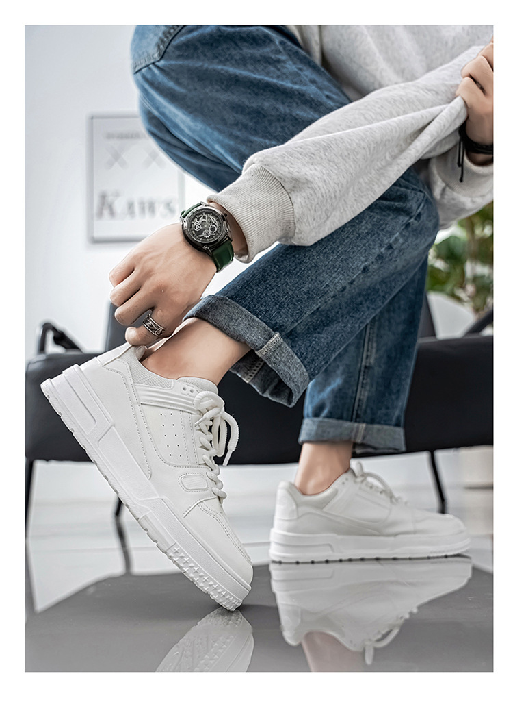 Men's Shoes Autumn New Breathable White Shoes Niche Design All-match Youth sneaker Platform Casual Board Shoes for Men 13 O1CN01dHlT7S1gJTAxNRKcF !!2216473544121 0 cib