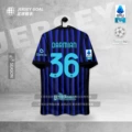 25-26 Inter Milan Home + Print #36 + Armband