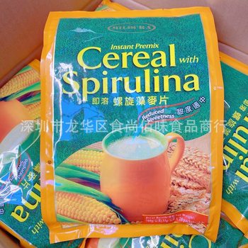 Wholesale Malaysia imported Madilla instant spirulina cereal instant brewing drink 700g12 pack a box