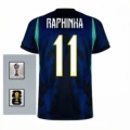 Brazil away jersey, number 11 with captain's armband