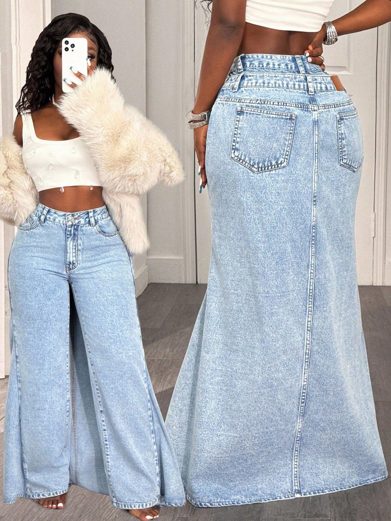 Loose Fit Casual Womens Denim Jeans Versatile Design Comfortable Fabric Trendy Style Ready to Ship Low MOQ
