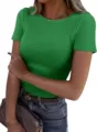 Green short sleeves
