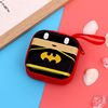 Creative Square Tinplate Coin Purse, Cute Marvel Coin Key Earphone Data Cable Storage Box, Creative Storage