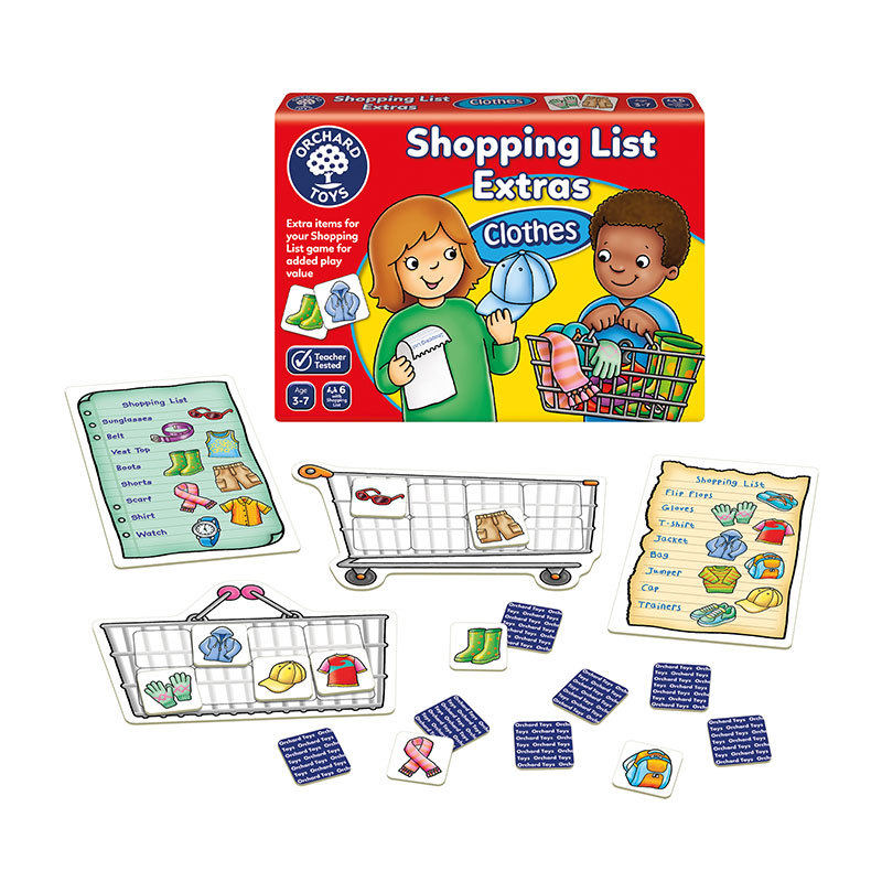 快慢狐英国ShoppingList购物清单儿童认知思维训练早教益智玩具2+