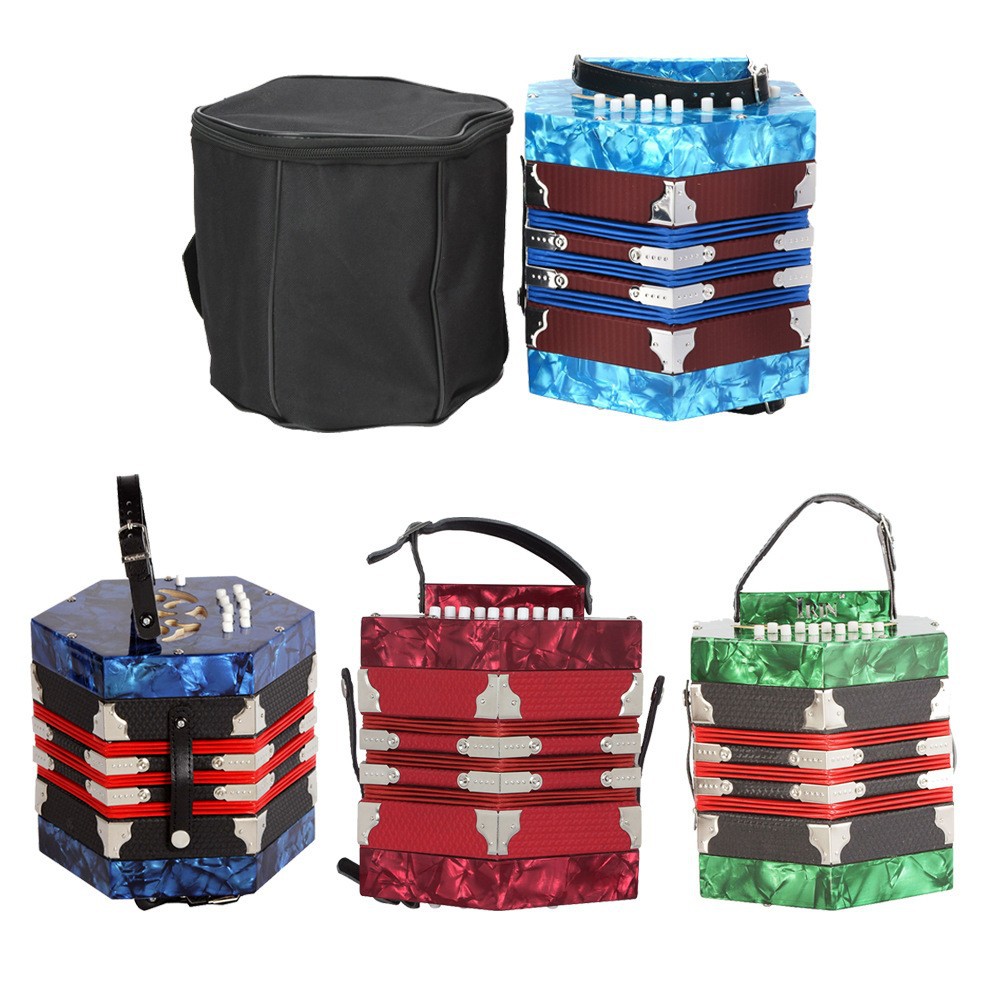 ขายส่ง concertina หีบเพลง 20 คีย์ 40 โทนเด็กผู้ใหญ่ผู้เริ่มต...