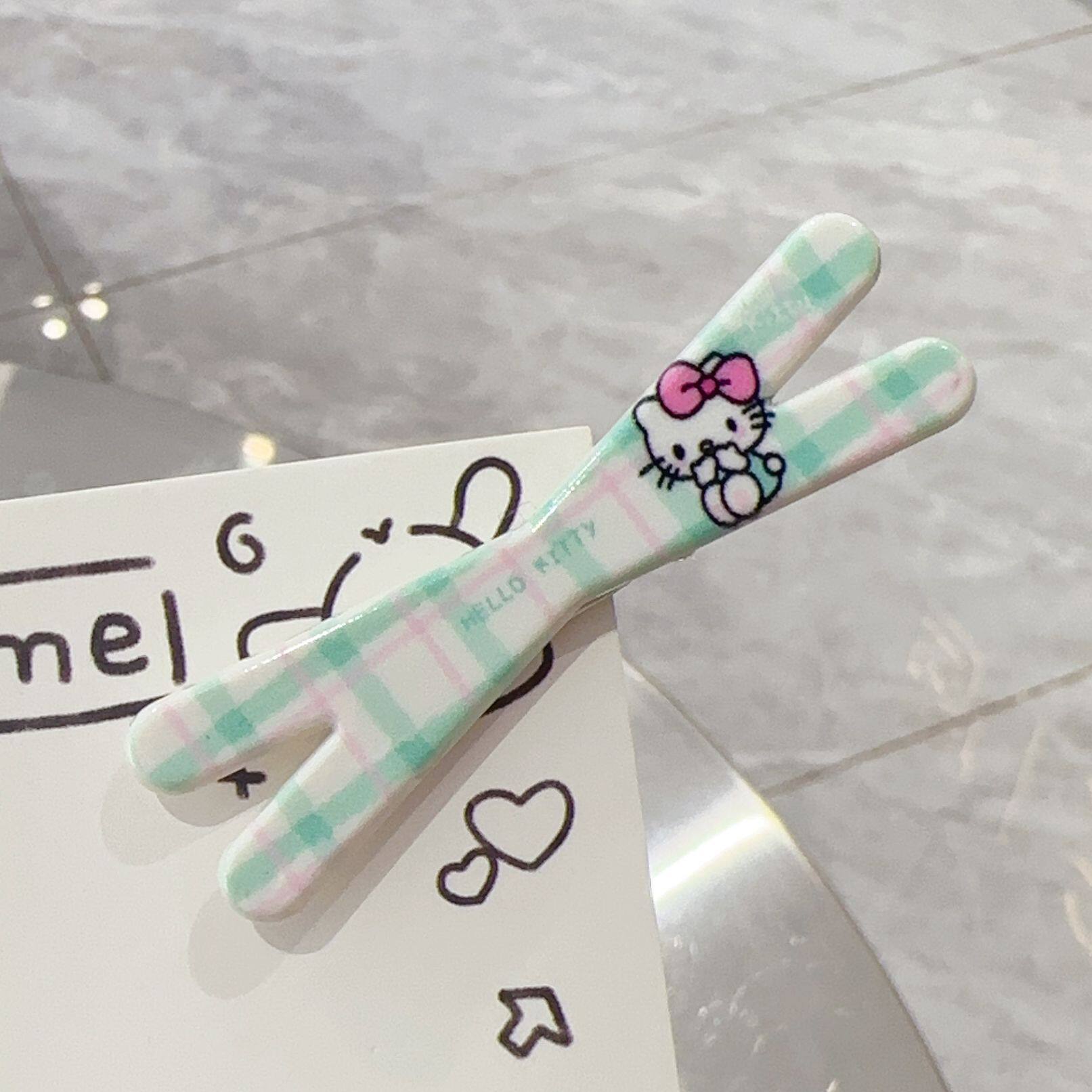 甜美少女心透色KT猫发夹可爱学生刘海夹侧边夹ins高颜值发卡发饰