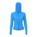 Lightning blue hooded jacket