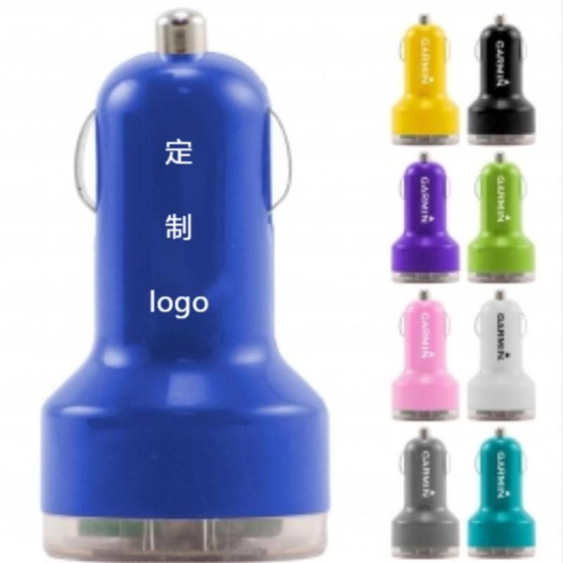 2-Port Dual USB Car Charger Wholesale 5V1A2A Pacifier Car Charger Universal for Small and Large Cars Electric Vehicles