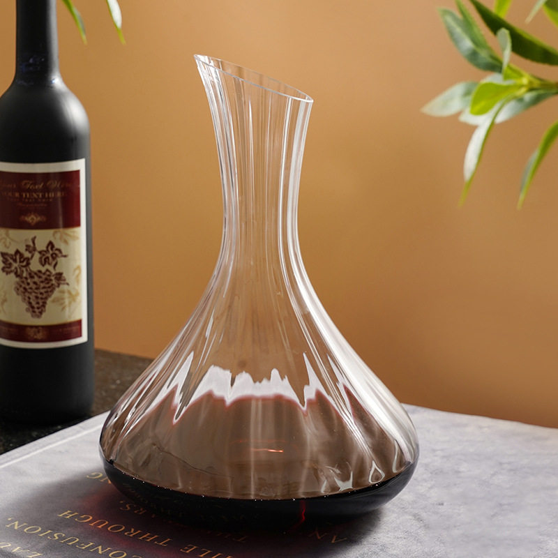 Red Wine Decanter, Wine Set, Household Wine Dispenser, Lead-Free Crystal Glass Set, Nordic Style, Large Capacity