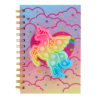Cartoon Unicorn Hard Surface Coil Book Student Silicone Bubble Notebook Decompression Journal Book Children's Gift Book