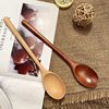 Japanese-style wooden spoon long handle spoon spoon spoon spoon spoon wooden soup spoon small size honey spoon tableware household eating
