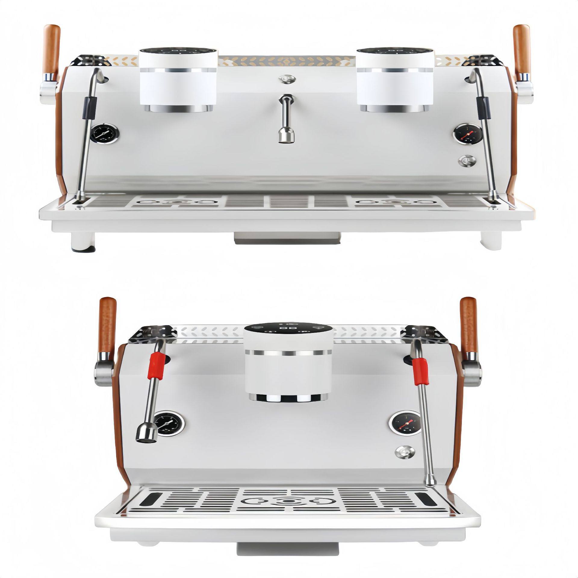 Commercial Single and Double Head Coffee Machine K530 K535 Concentrated Italian Semi-Automatic Temperature Control Retro Professional Temperature Control