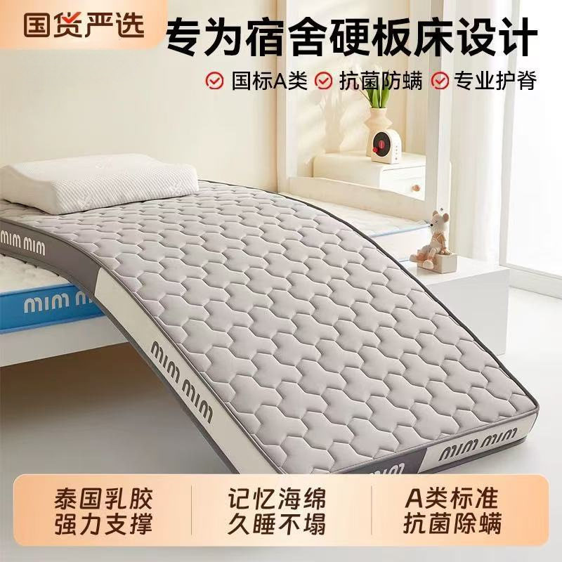 Dormitory Student Latex Memory Foam Mattress Single and Double Household Soft Cushion Sponge Mattress Rental Special Floor Sleeping Mat