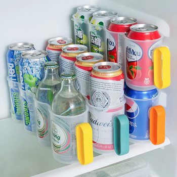 Cross-Border Kitchen Refrigerator Storage Box Refrigerated Beer Cola Canned Soda Beverage Storage Rack Storage Box