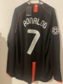 0708 Manchester United Long Sleeve 7 away